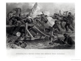 Struggle on a Bridge During the Retreat from Manassas July 1861 Engraved by W Ridgway 1862